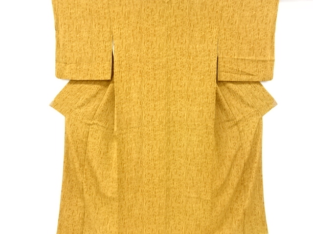 リサイクル　竹笹模様小紋着物